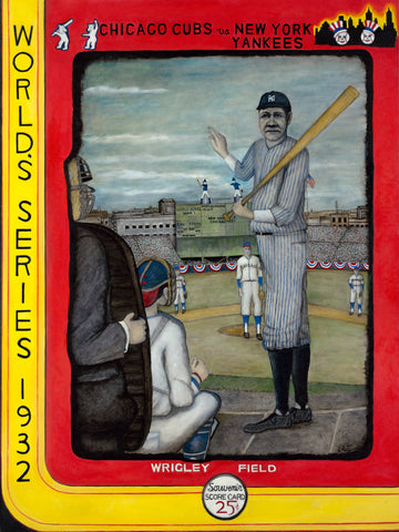 Babe Ruth Callign Shot VANTAGE ORIGINALS by Don White Art